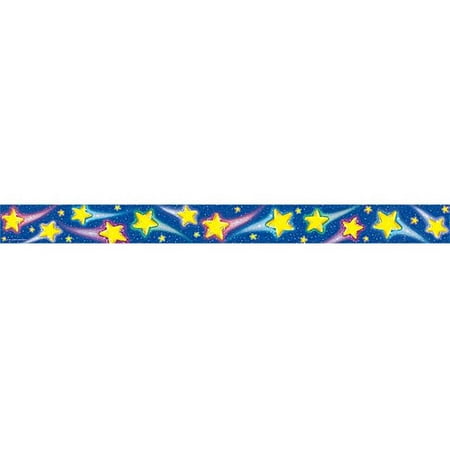 Teacher Created Resources Shooting Stars Straight Border Trim, Multi Color (4081)