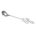 thumbnail image 3 of Stainless Steel Titanium-coated Coffee Spoons Musical Note Pattern Stirring Spoon Dessert Scoop Tableware (Primary Color), 3 of 8