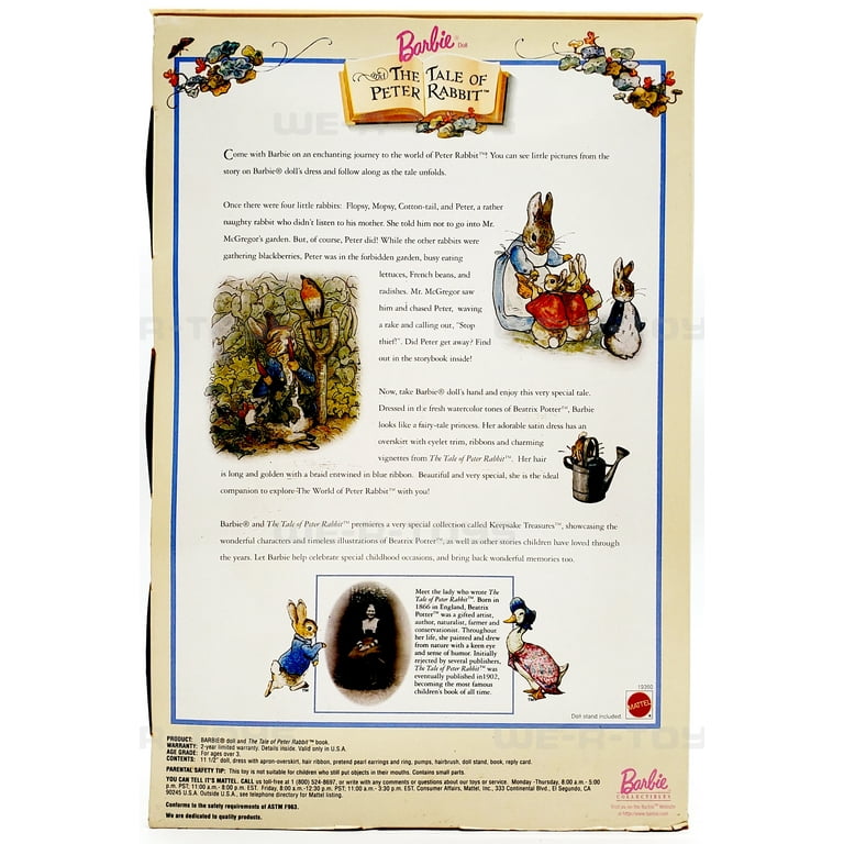 Barbie 1997 collector edition the tale of peter rabbit deals