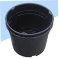 thumbnail image 4 of WRITWAA Pot de Fleurs en Plastique Noir Rond Résistant à l'Usure 1 Pack, 4 of 8