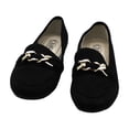 thumbnail image 3 of Cliffs by White Mountain Women's Gainful Loafers - Black Suedette, 3 of 6