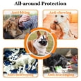 thumbnail image 6 of Dog Muzzle, Soft Mesh Muzzle for Small Medium Large Dogs Labrador German Shepherd, Breathable Adjustable Mouth Guard for Biting Chewing Scavenging, Allows Panting and Drinking, 6 of 9
