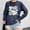 bleu, variante sur Chandail à Capuchon à Col Rond Imprimé à la Mode pour Femmes Chandail Chaud pour Femmes Vestes Demi-Glissière Chandail à Enfiler Femmes Chandail à Capuchon à Fermeture à Glissière Dames Vestes à Fermeture Éclair Chandail à Capuchon D\'entraînement Physique Femmes Veste de Sport à Fermeture Éclair Intégrale