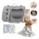 thumbnail image 1 of Mochila Gatos Y Perros Jaula Transportadora Mascotas +manta Xtellar gris, 1 of 4