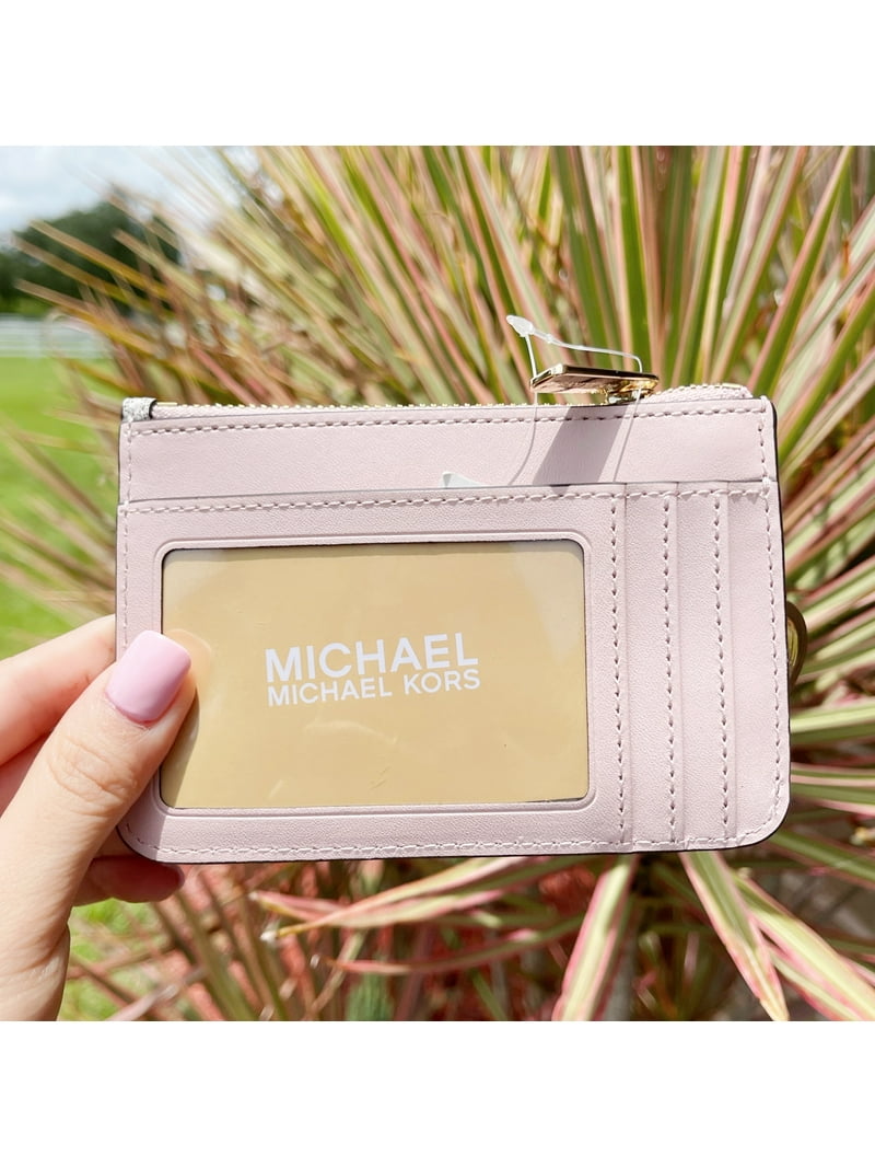 マイカルコース　key and coin purse Michael Kors Key Ring Top Zip Coin Pouch Id Card Holder