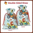 thumbnail image 2 of Naloa Cartoon Car Racing Drawstring Christmas Bags, 3D Xmas Gift Bags, Christmas Wrapping Bags, Xmas Goodie Bags, Treat Pouch Bags, Party Favor Bags-Medium, 2 of 9