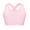 Pink, variant on Alvivi Kids Girls Yoga Sport Bra Top U Neck Shoulder Straps Cross Crop Tops 4-16 A White 8