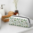thumbnail image 7 of Uemuo Lilies Flowers Printed Leather Pencil Case, Pencil Pouch, Portable Pencil Bag, Pen Case for& Office, 7 of 7