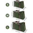 thumbnail image 2 of Zhuge Wide Mouth Tool Bag, Canvas Heavy Duty High Capacity Handbag, Portable Multi-function Tool Bag for Storage Wrench, Screwdrivers, Plier, Nails, 2 of 5