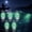 5PC green, variant on LED Ultra-Bright Fish Trap Lamp, Underwater Fishing Flash Lure,5PC Blue | 5-color LED, Durable plastic shell & anti-rust stainless steel loops. Perfect for saltwater and freshwater fishing