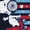 NAVY, variant on - Snoopy Skating Stars and Stripes - Men's Sleeveless Graphic Tank