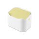 thumbnail image 2 of Bin de desecho de escritorio de plástico con tapa de basura de doble capas Cat Aftual Tiny Dedam Bedlet Barbing Bass Bassorizer Suministros amarillos blancos Inevent HA011433-03, 2 of 7