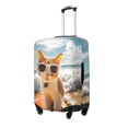 thumbnail image 2 of Balery Luggage Cover Surfing Cat Sun Print Suitcase Covers for Luggage Elastic Washable Suitcase Protector Fits 18-32 Inch Luggage-Medium, 2 of 9
