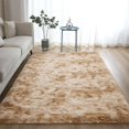 thumbnail image 4 of Alfombras mullidas y modernas para sala de estar, dormitorio, alfombra de felpa de pelo alto teñida anudada para decoración del hogar de la habitación de la guardería-60*120cm, 4 of 5