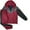 Maroon, variant on Men's 2-Piece Windbreaker Colorblock Tracksuit Meshed Lined Nylon Water Repellent Sauna GYM Outfit