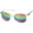 Clear Frame Non Polarized Rainbow Lens,, variant on SunnyPro Rainbow Sunglasses Pride Accessories Women LGBTQ Gay Stuff Bi Lesbian Glasses