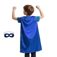 thumbnail image 1 of TOPTIE Adult Satin Superhero Capes and Mask Set, Holiday Festival Event Costumes And Dress Up, 1 of 8