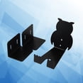 thumbnail image 1 of OULII Wall Mounting Bike Rack Owl Shaped Storage Rack Black 1 Set, 1 of 8