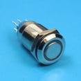 thumbnail image 3 of Interruptor de alimentación Zulema acero inoxidable autobloqueante 12 mm 36 V Interruptor de encendido, 3 of 8