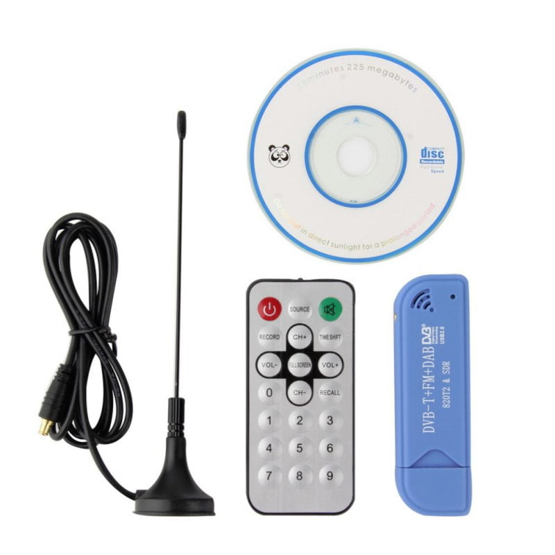 R820T2 A2TD 2.0 Digital DVB-T SDR+DAB+FM HDTV TV Tuner Receiver Stick RTL2832U 