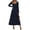 Navy, variant on PRETTYGARDEN Women Sweater Dress Fall Fashion Long Sleeve V Neck Ribbed Knit Pleated A Line Elegant Maxi Winter Dresses