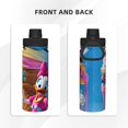 thumbnail image 3 of Botella de agua aislada Daisy Sports de acero inoxidable, portátil, para exteriores, para viajes, fitness, estudiantes, talla única., 3 of 7