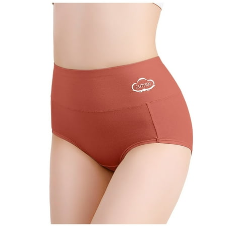 GHSOHS Womens Underwear Thongs High Waist Panties for Women Panties Women s Cotton High Waisted Briefs Postpartum Abdominal High Waisted Underwear Cotton Crotch Seamless Underpants Panty Cotton  XXL