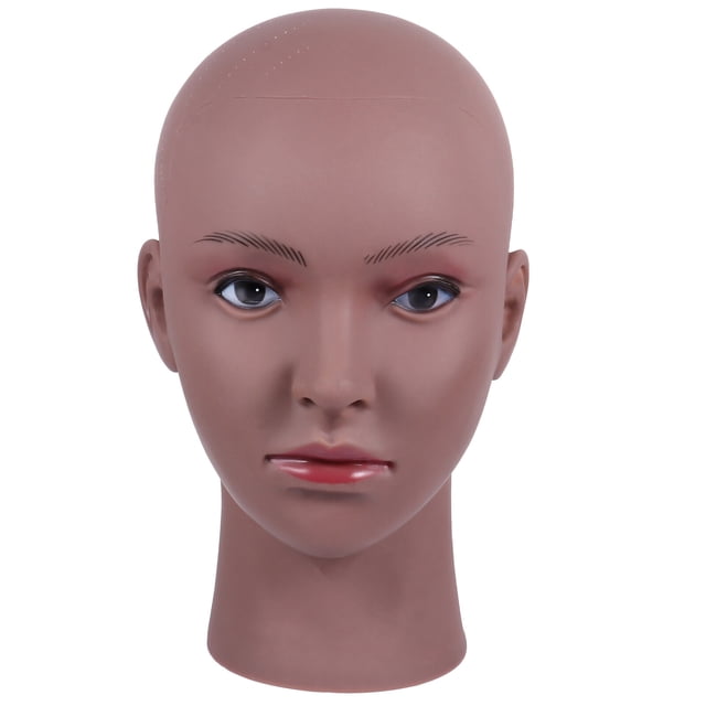 Miangastore Bald Mannequin Head Model for Display Smooth to Touch and Good to Use with Holder Perfect for Salon or Store Use 10.5 Inches