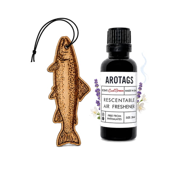 Ambientador para auto Arotags Trout Wood Cool Breeze 30 ml