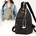 thumbnail image 2 of SPEKSEE Women's Vintage-Inspired Large Capacity Backpack with Adjustable Strap, Multiple Pockets, Ideal for Travel and Everyday Use, Backpack|Durable Sports Pack fashionable crossbody, 2 of 10