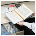thumbnail image 5 of Smead Pressboard Top Tab Classification Folders, Eight Safeshield Fasteners, 3" Expansion, 3 Dividers, Letter Size, Blue, 10/box, 5 of 6
