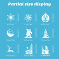 thumbnail image 3 of Christmas Decorations Christmas Window Clings For Glass Window 9sheets Christmas Window Decals Snowflakes Christmas Window Stickers For Kids Holiday Window Clings Winter Visual Studio, 3 of 5