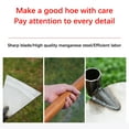 thumbnail image 5 of HengDidi Thickened Manganese Steel Forged Garden Hoe - Efficient Weeding and Cultivating Tool for Agriculture and Gardening, Ergonomic Handle for Comfortable Farming Work, 5 of 6