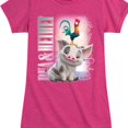 thumbnail image 3 of Moana 2 - Pua Heihei Bootleg - Girl's Toddler And Youth Fitted Short Sleeve Graphic T-Shirt, 3 of 5