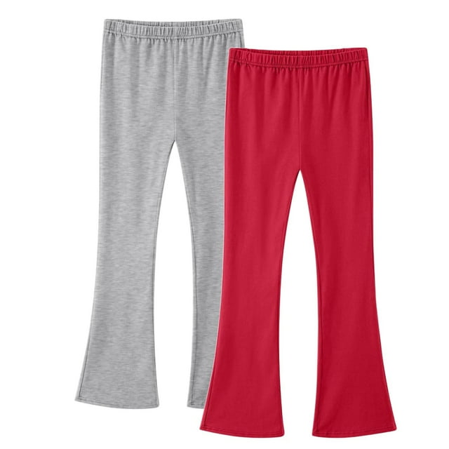 Floleo Ensemble de Yoga pour Enfants 3-14 Ans (Gris Foncé, 5 Ans)