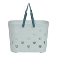 thumbnail image 1 of 1pc Plastic Organizer Almacenamiento Cesta Ducha Caddy Bin Organizer con asas, 1 of 8