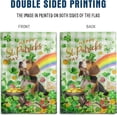 thumbnail image 5 of Beagle St Patricks House Flags 28x40 Double Sided Dog St Patricks Day Lawn Flag Buffalo Plaid Shamrock Flag Outdoor Rainbow St Patrick Day Garden Flag Large, 5 of 7