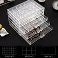 thumbnail image 4 of PENGXIANG 5-Layer Jewelry Box  Transparent Jewelry Drawer Box  Jewelry Organizer Holder   Jewelry Display Storage Case   Jewelry Display Storage Case for Earrings Rings Beads, 4 of 11