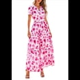 thumbnail image 2 of Vestido Bohemio Floral de Corta para Mujer, Imagen 6 XL, 2 of 9