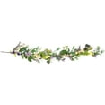 thumbnail image 6 of Northlight Daisy and Mixed Foliage Floral Spring Garland - 5' - Purple, 6 of 6