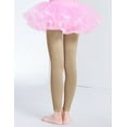 thumbnail image 3 of Women Adults Dance Stockings Socks Beige Soft Footless Tights 2 Pairs 90D, 3 of 4