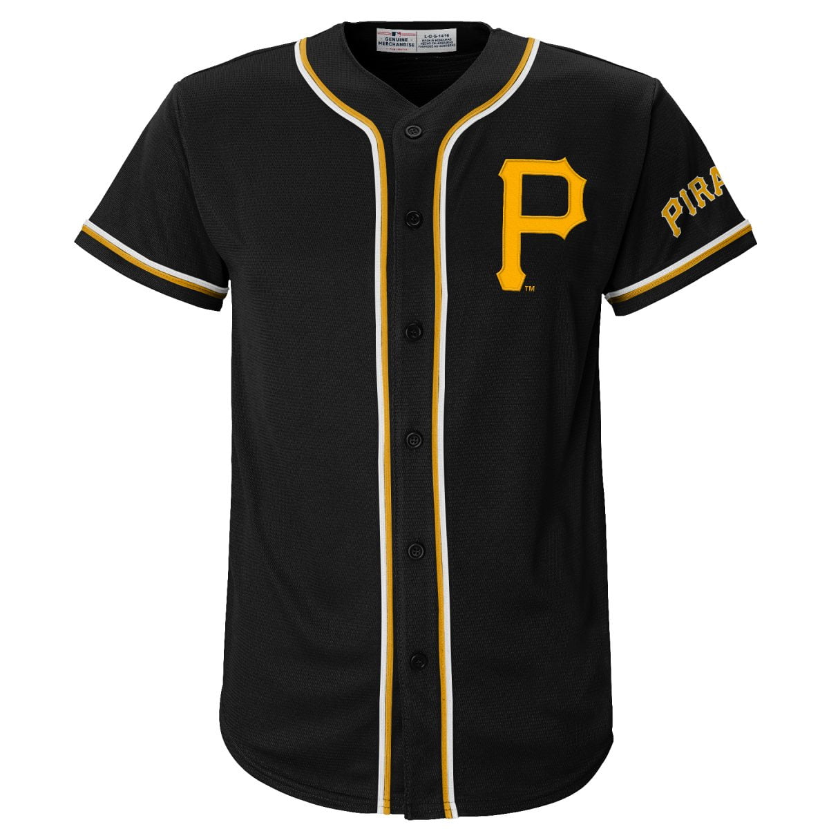 MLB Pittsburgh Pirates Youth Primary Color Synthetic Jersey