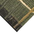 thumbnail image 2 of ESENCIA Indoor/Outdoor Power Loomed Latex Back Non Slip Mat - Traditional Stripe Lodge Southwestern Colorful (Tribal Stripe Green) (1'11" x 4'11"), 2 of 5