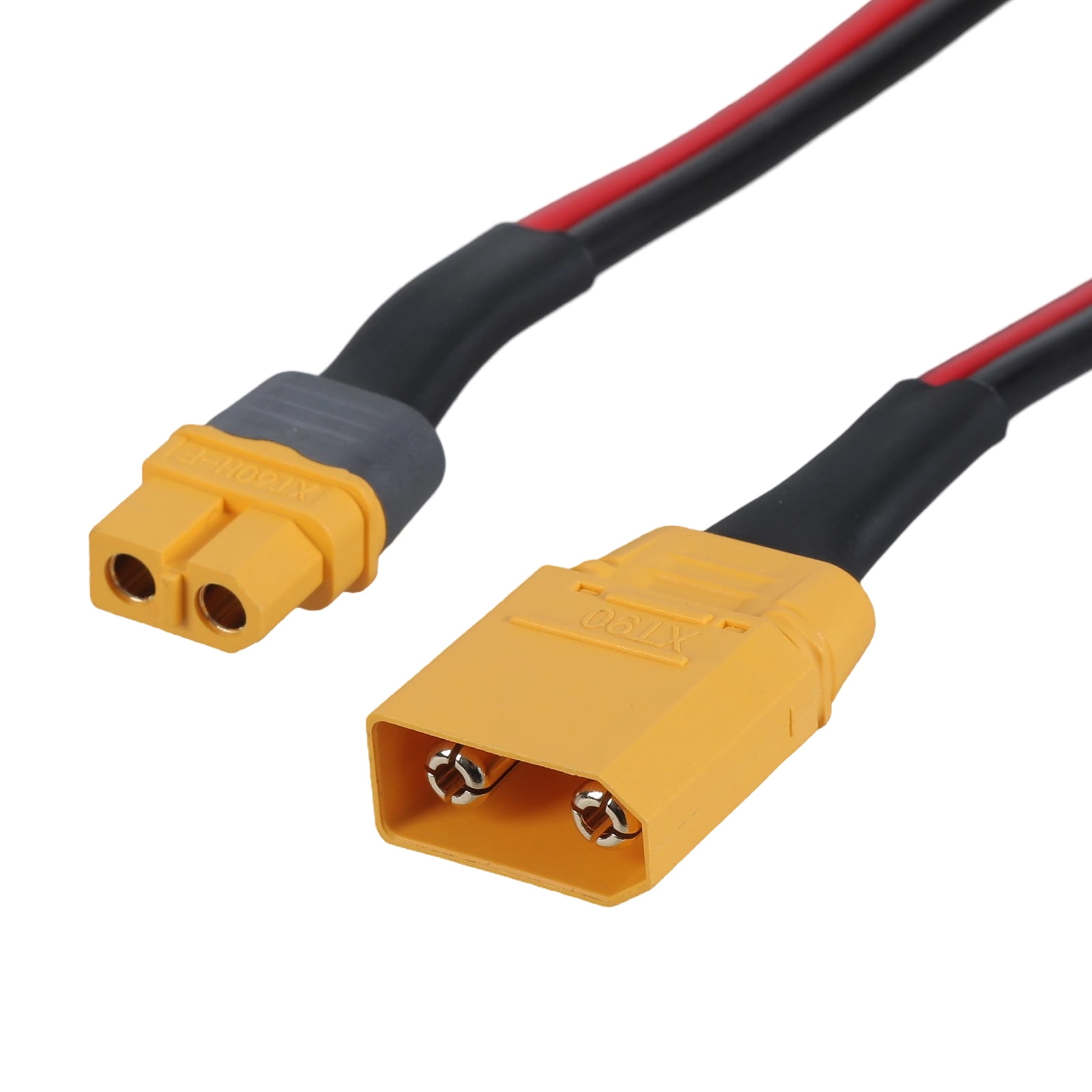 2ft to 12ft Extension Cord Wire Female to XT90 Male Connection Cable Line for Solar Power Equipment 12AWG