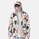 thumbnail image 2 of Balery Hip Hop Dog Sudadera ligera de manga larga con capucha y protección solar UPF 50+ para hombre y mujer, ideal para pesca y running-Medium, 2 of 7
