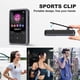 thumbnail image 5 of Reproductor MP3 Bluetooth Deportivo 32GB Con Clip - Pantalla 1.44", Radio FM, Podómetro, Libros Electrónicos Y Grabación, Ideal Para Correr Y Gimnasio, 5 of 9