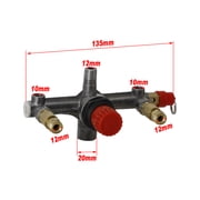 Air Compressor Pressure Valve Switch Control Manifold Regulator Gauges Tool