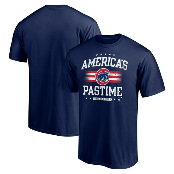 Men's Navy Chicago Cubs Team America's Pastime T-Shirt