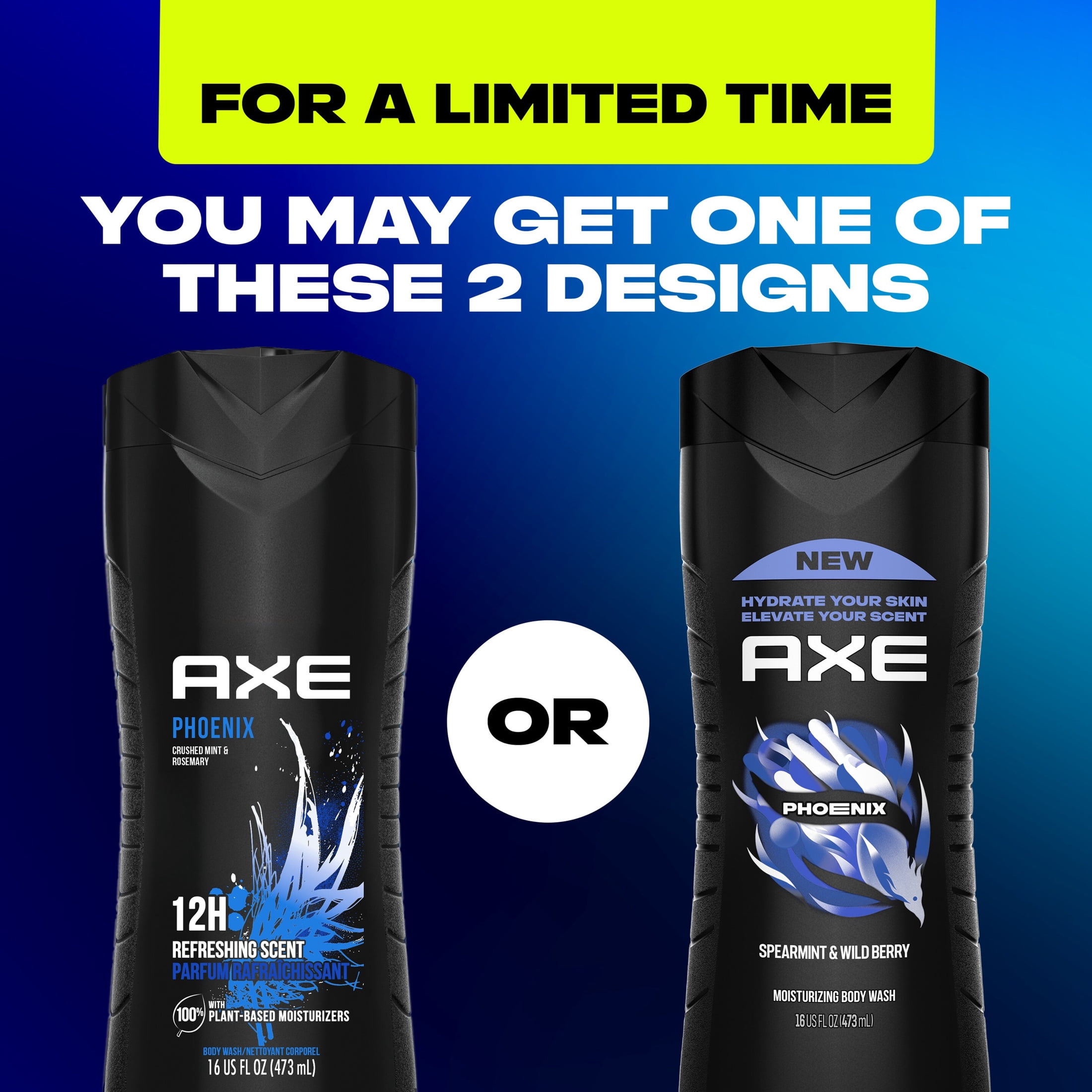 AXE Moisturizing Body Wash Phoenix ParabenFree SulfateFr