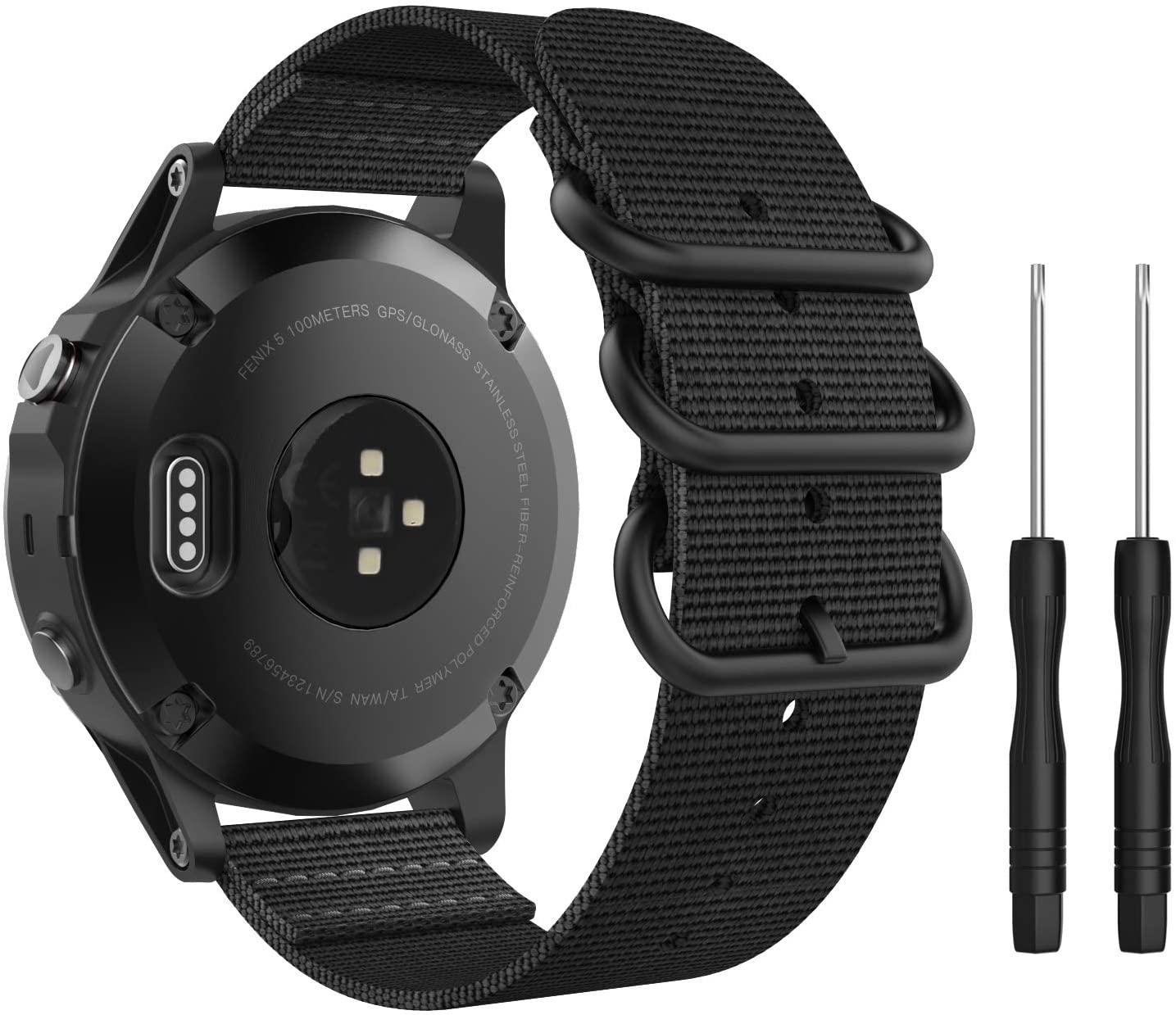 Comprar en línea Quickfit 22mm banda de muñeca para fenix 6 de cuero  genuino reloj de la correa de la hebilla de acero inoxidable para garmin  fenix 5, quatix 6,instinto / Dispositivos
